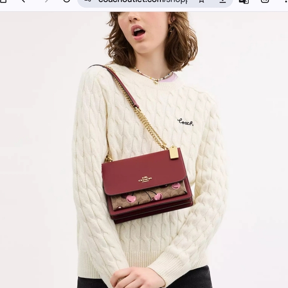 SOLD Cherry Klare  Bag SOLD - Picture 2 of 5